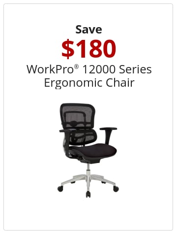 Save 160 WorkPro® 12000 Series Ergonomic Chair