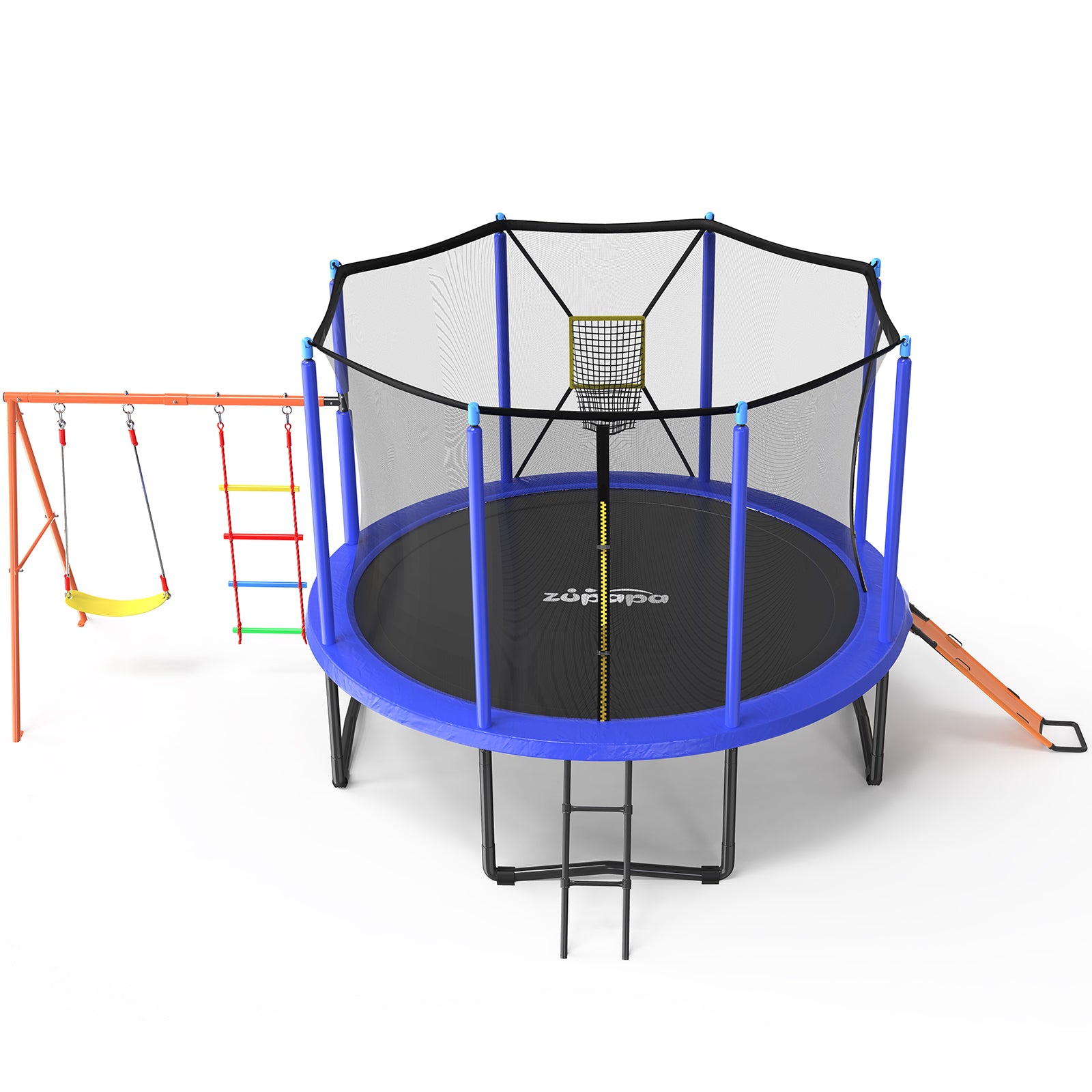 2024 Ultimate 5-in-1 Backyard 12FT Trampoline Adventure Park