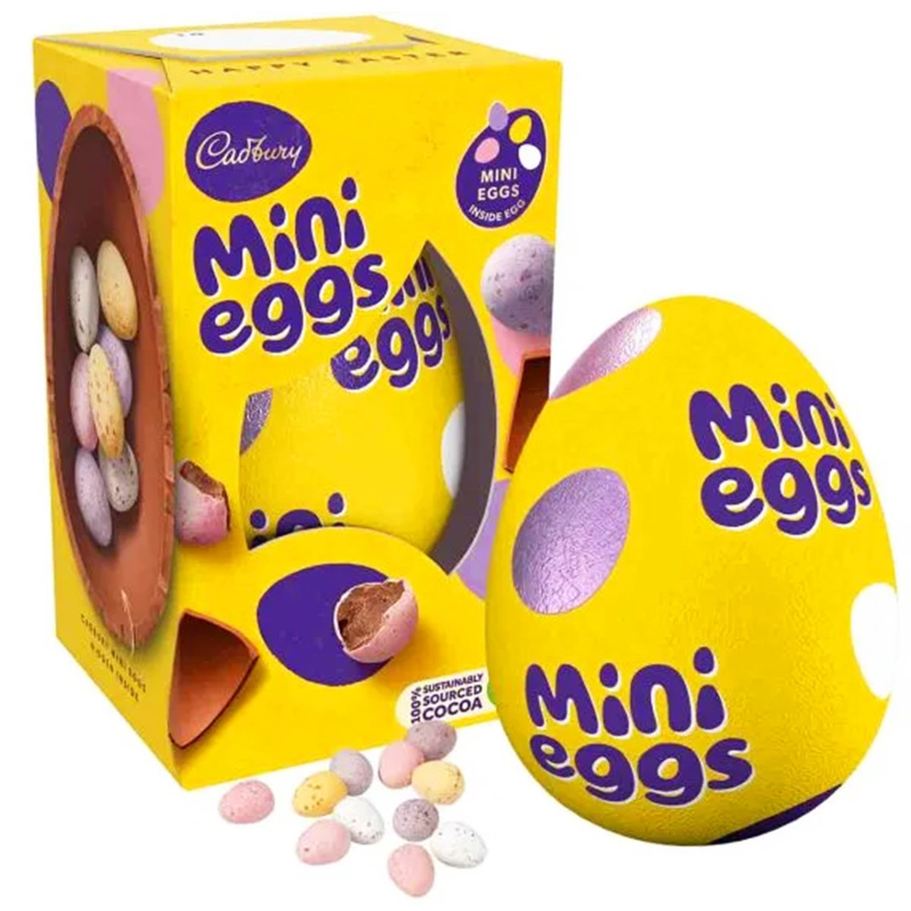 Image of Cadbury Mini Eggs Small Easter Egg - 3.42oz (97g)