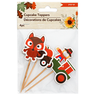 4-ct. cupcake toppers