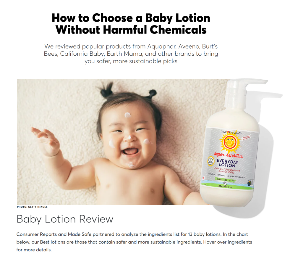 How to Choose a Baby Lotion Without Harmful Chemicals