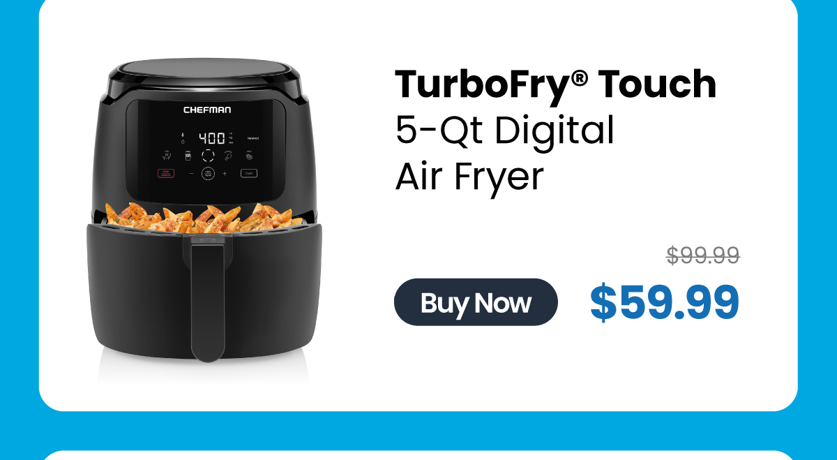 Chefman TurboFry Touch 5-Qt Digital Air Fryer