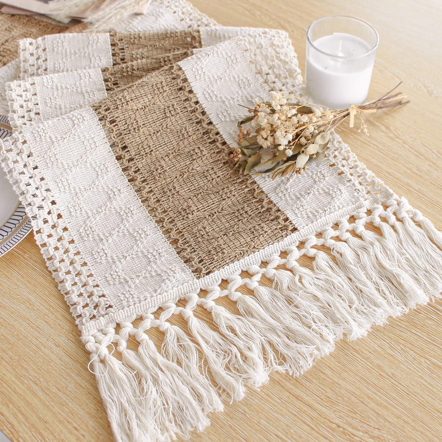 Our Editors Reach for This Under-$15 Table Runner for All Our Casual Gatherings