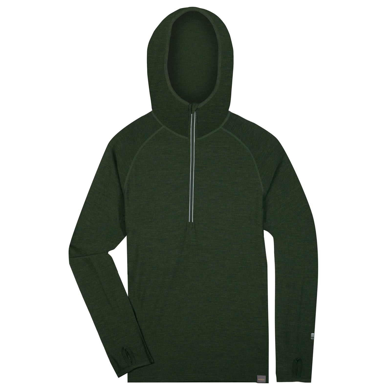 Image of MEN'S MERINO 190 BASE LAYER LONG SLEEVE HOODIE