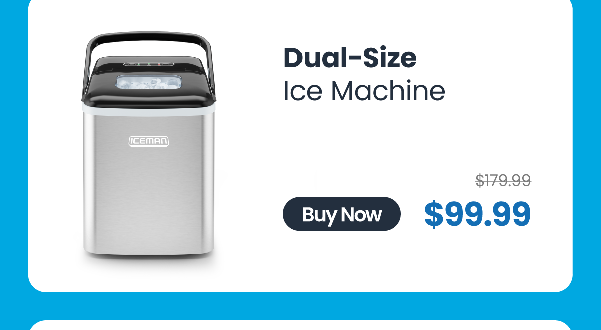 Iceman Dual-Size Ice Machine