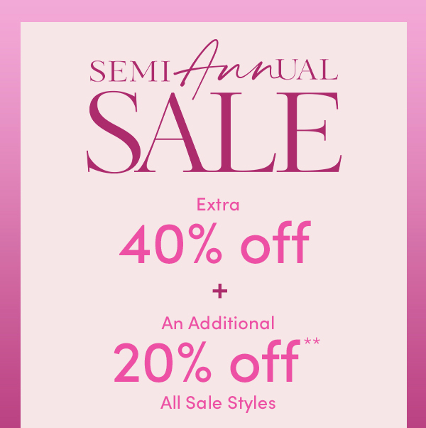 Semi Annual Sale