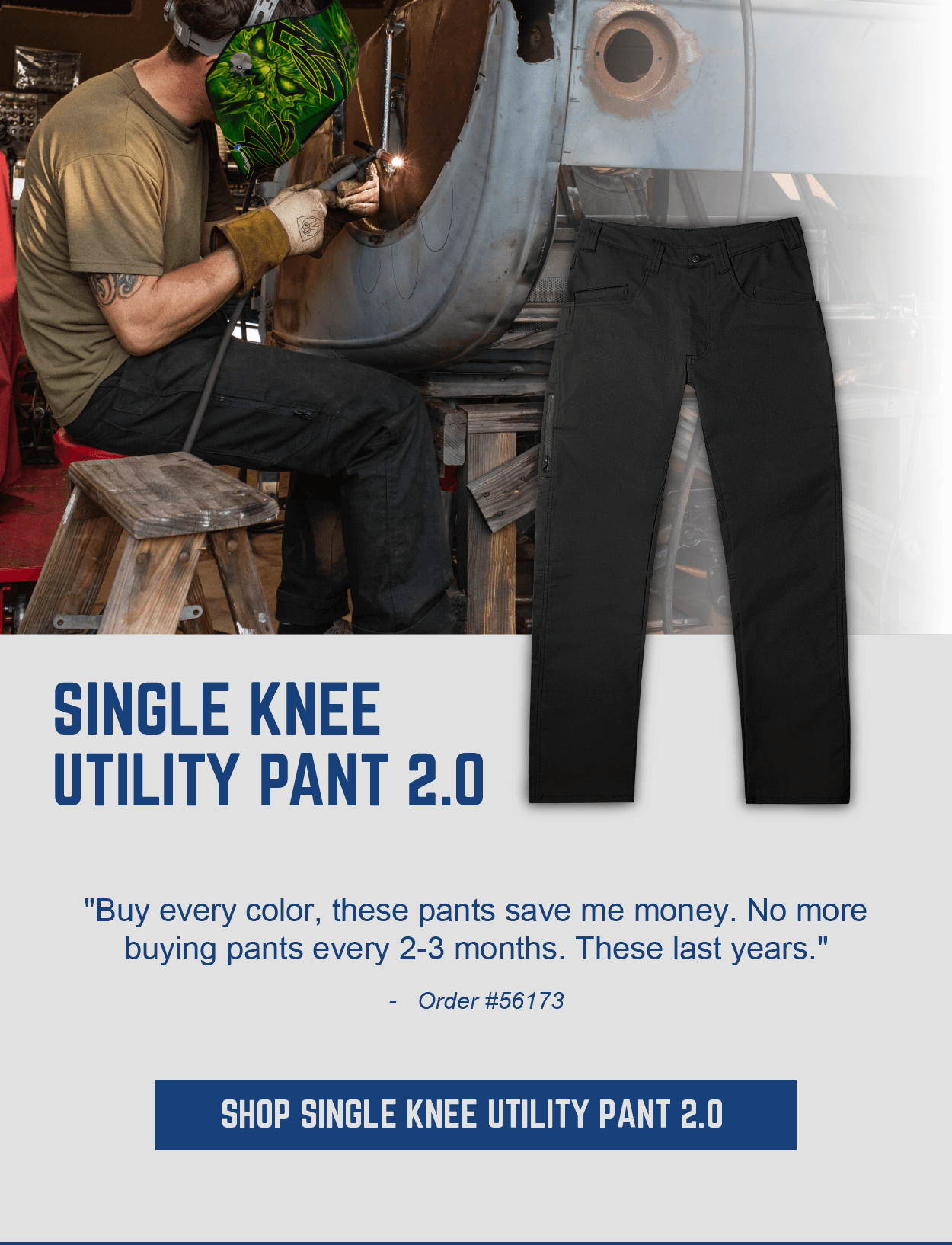 Shop Single Knee Utility Pant 2.0