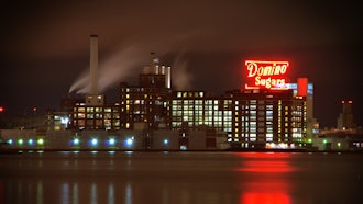 The Domino Sugar sign in Baltimore, Oct. 2017.