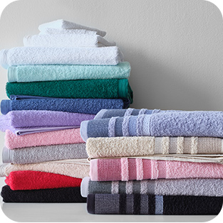 Home Expressions Solid Or Striped Bath Towels