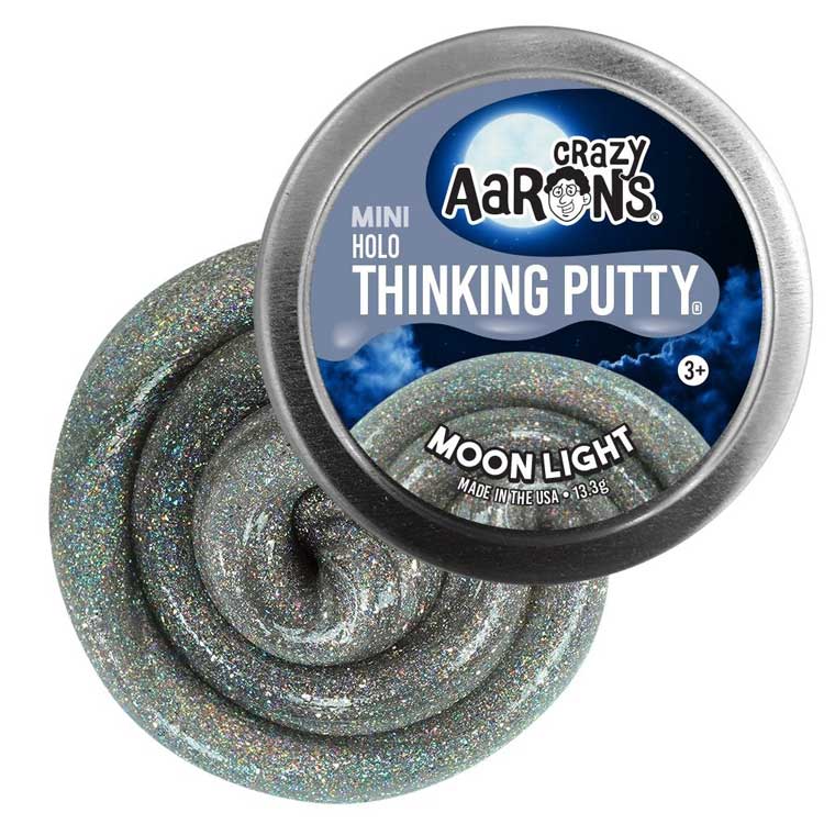 Crazy Aarons Moon Light Mini 2 Inch Thinking Putty Tin