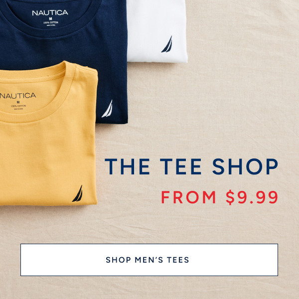 The tee shop from $9.99. SHOP MEN'S TEES