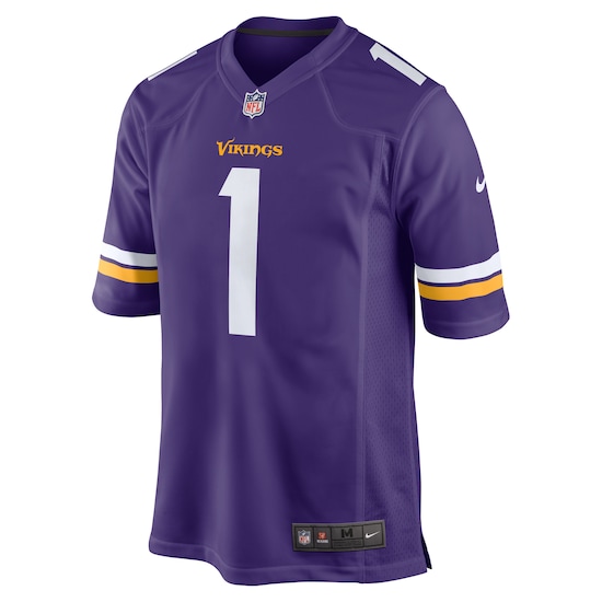  Nike J.J. McCarthy Purple  2024 NFL Draft First Round Pick Player Game Jersey