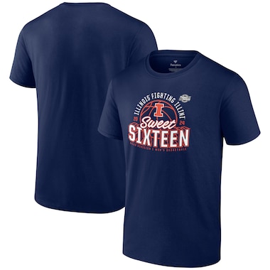  Fanatics Branded  Navy  2024 NCAA  Basketball Tournament March Madness Sweet Sixteen Defensive Stance T-Shirt