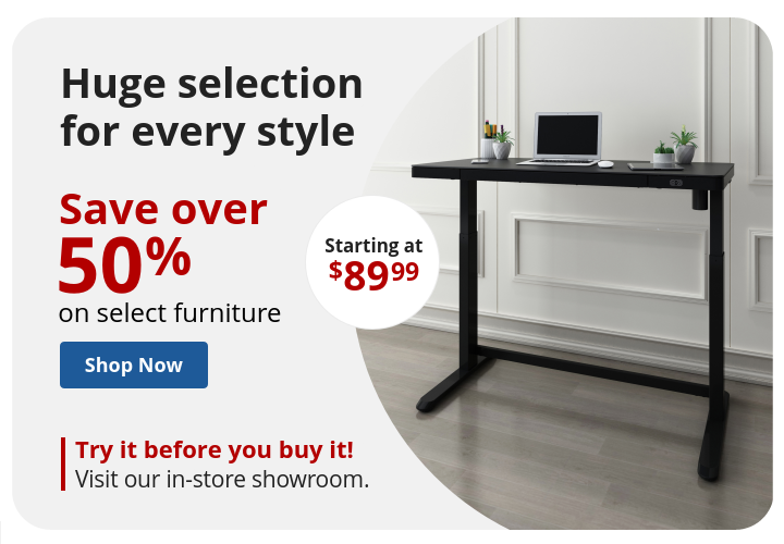 Save over 50% on select Furniture