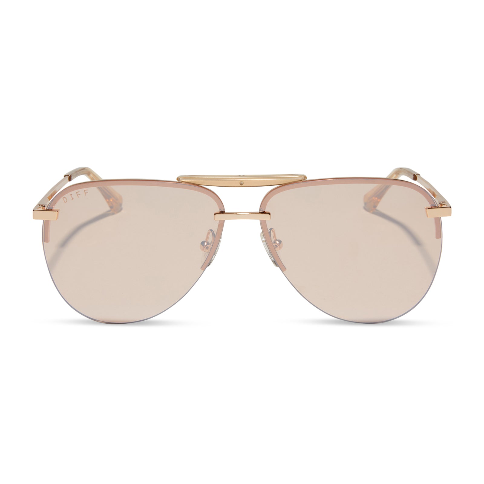 Image of TAHOE - GOLD + HONEY CRYSTAL FLASH SUNGLASSES