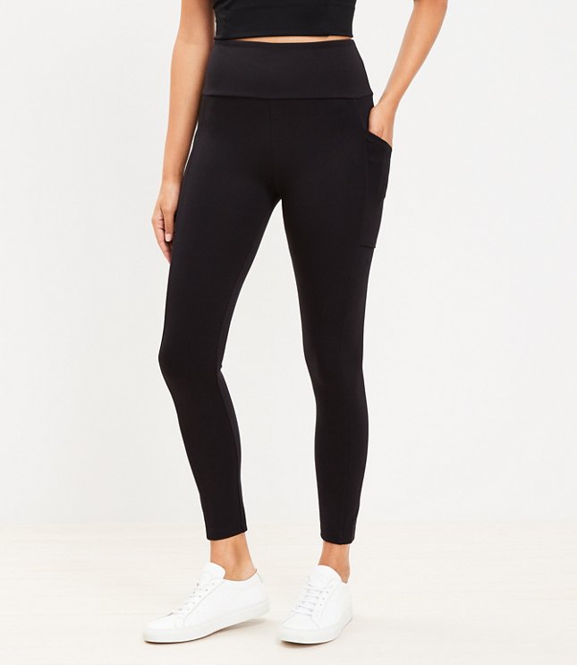 Lou & Grey Sporty Ponte Side Pocket Leggings