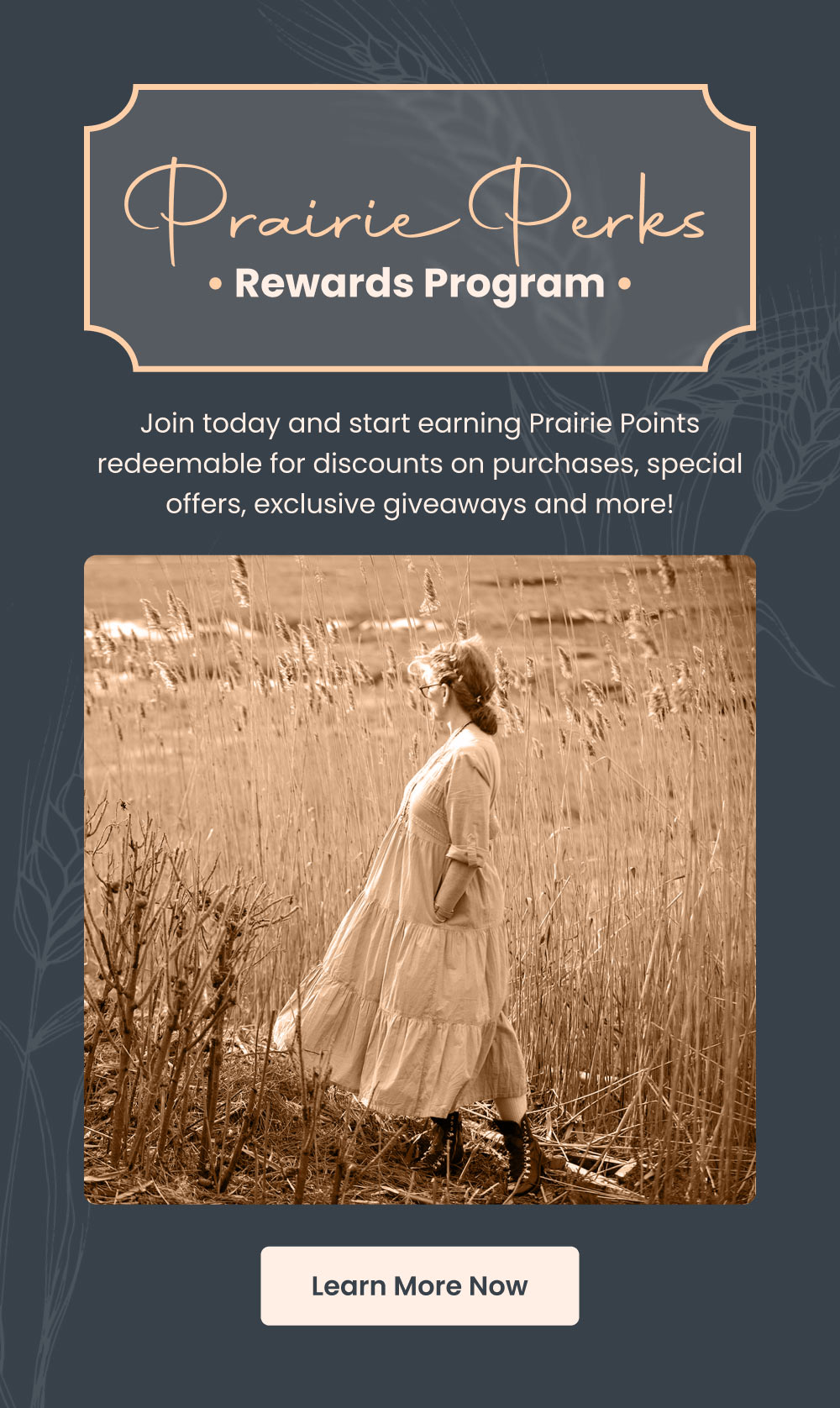 Prairie Perks Rewards Program. Learn More Now.