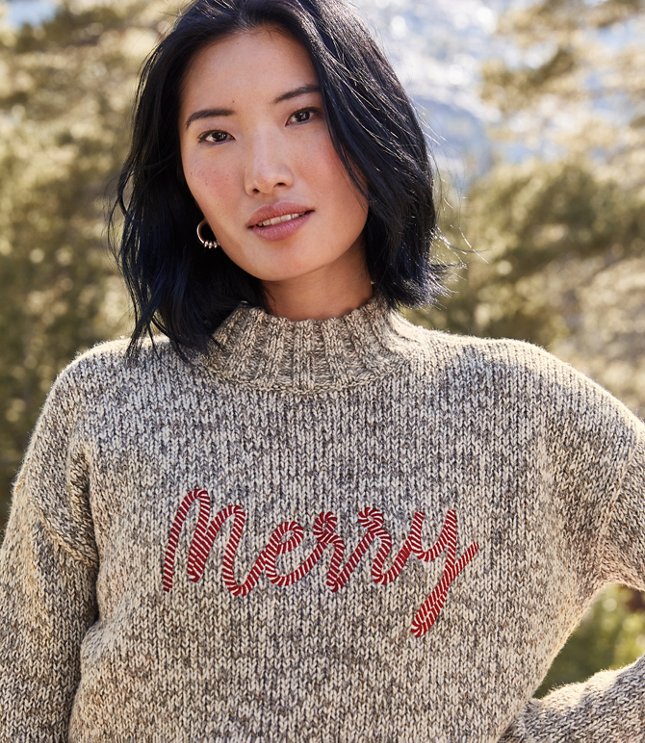 Merry Mock Neck Sweater