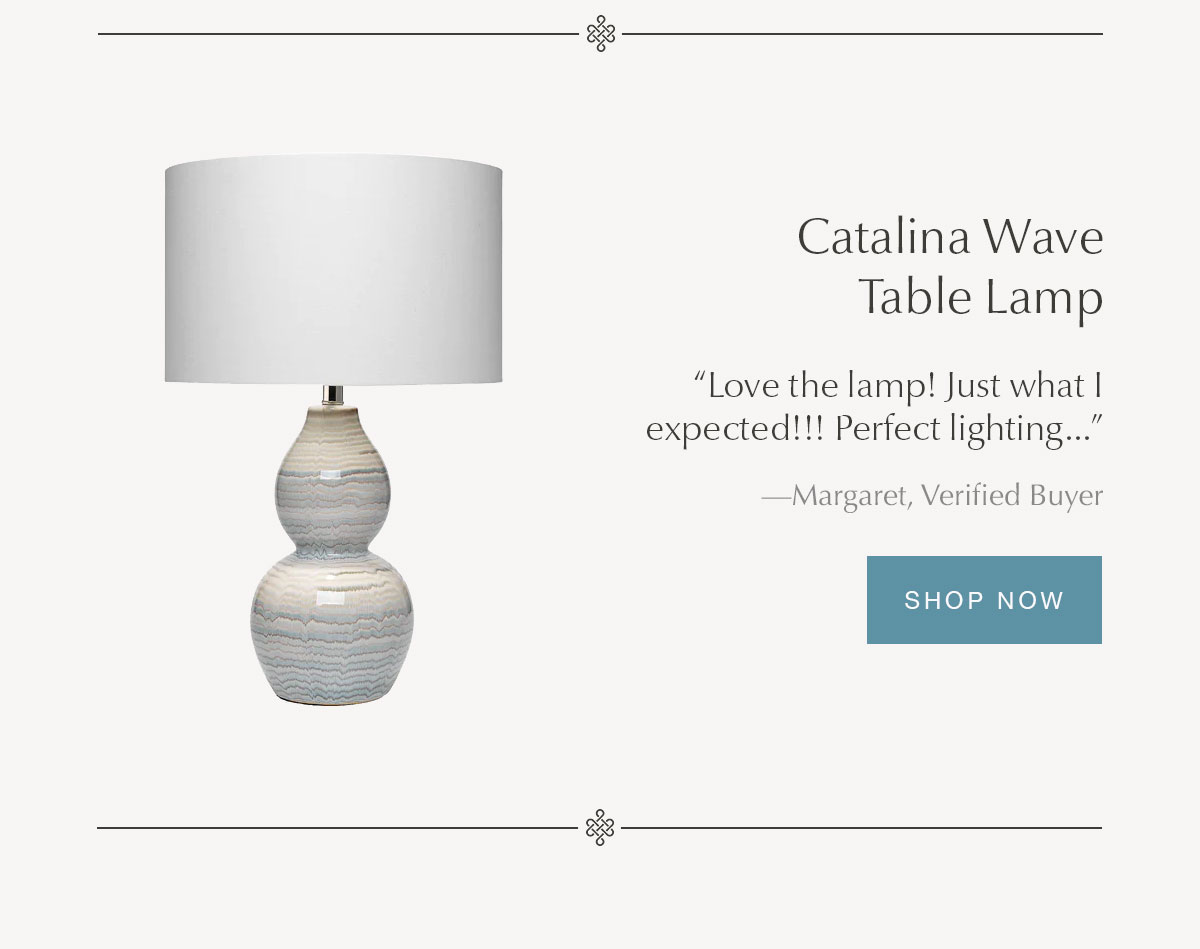 Catalina Wave Table Lamp - SHOP NOW