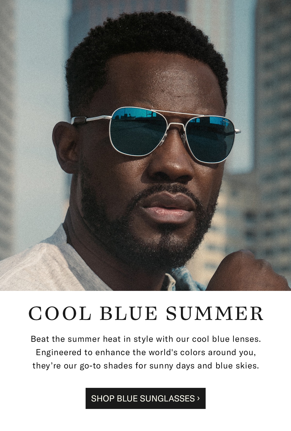 BLUE SUNGLASSES