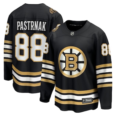  Fanatics David Pastrnak Black  100th Anniversary Premier Breakaway Player Jersey