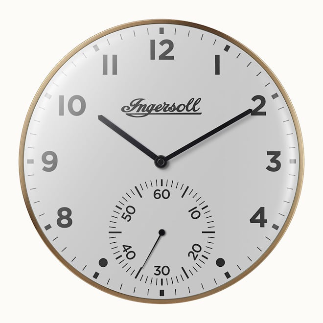 INGERSOLL QUARTZ 30CM WALL CLOCK IC003GW