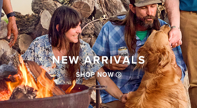 New Arrivals Keep summer adventures going strong in heat-defying styles and faves in new colors, prints, and plaids.