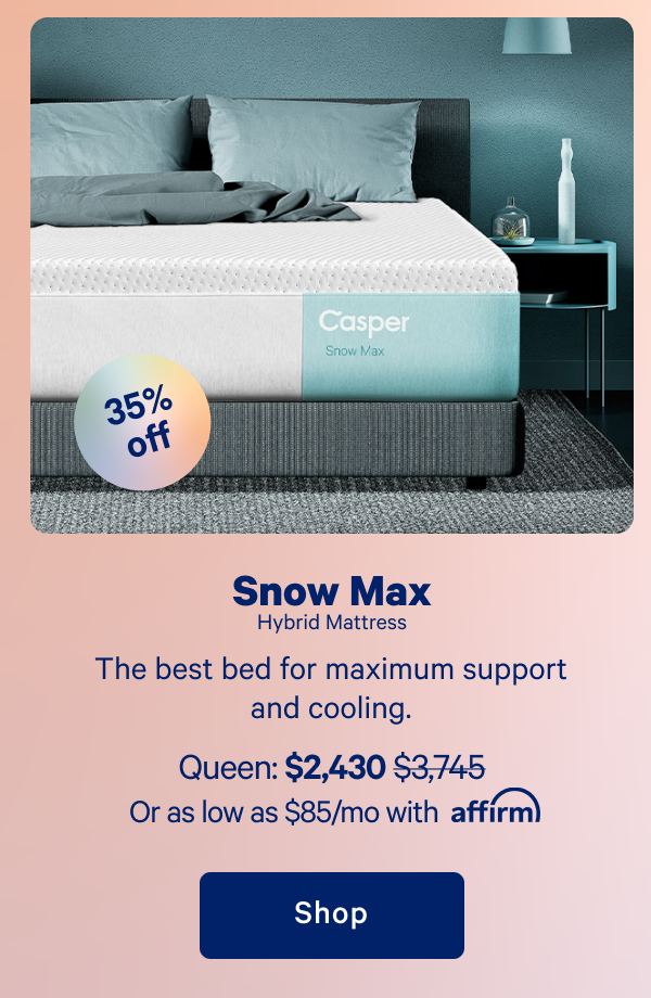 Snow Max  Hybrid Mattress >> The best bed for maximum support and cooling. >> Shop >>