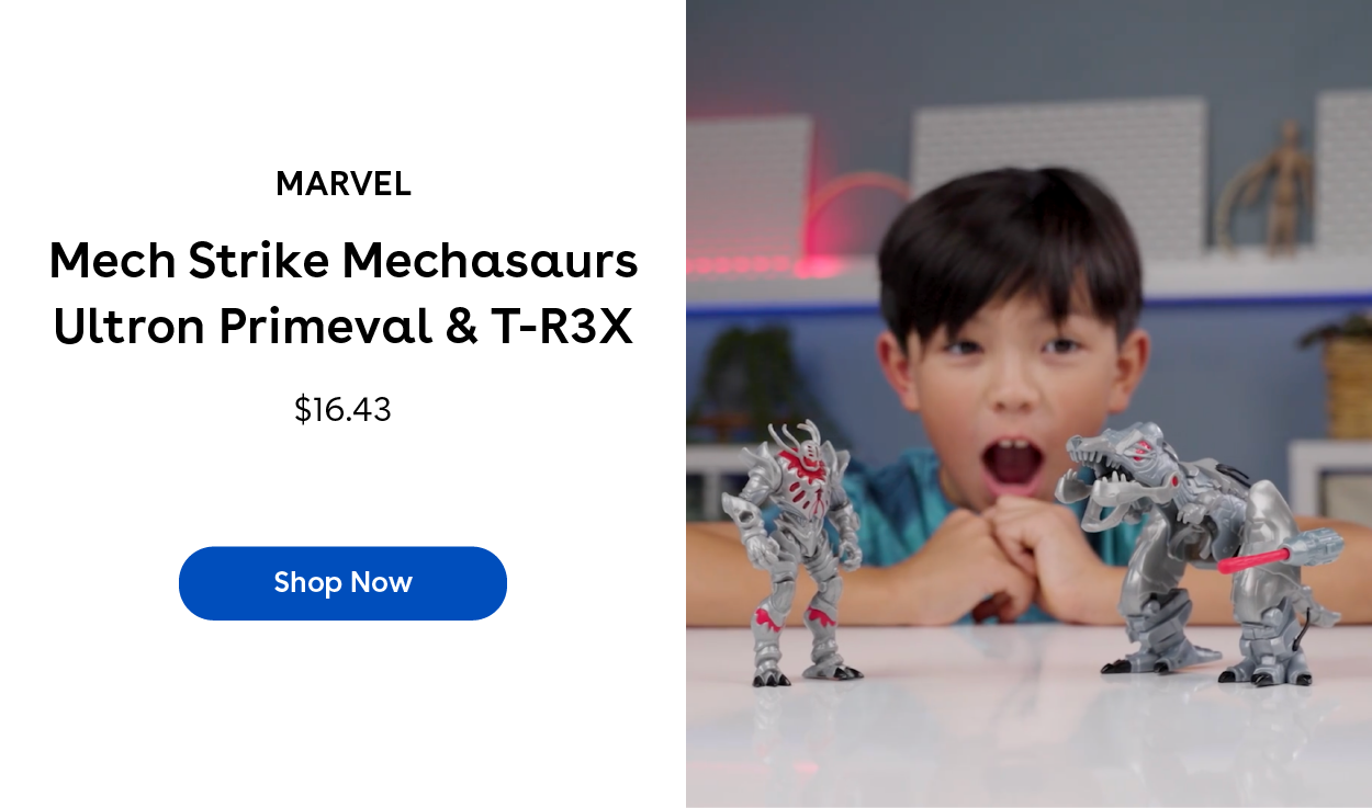 Marvel Mech Strike Mechasaurs Ultron Primeval & T-R3X $16.43 Shop Now