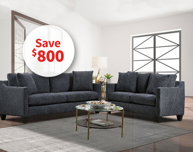 Merritt Stationary Sofa & Loveseat