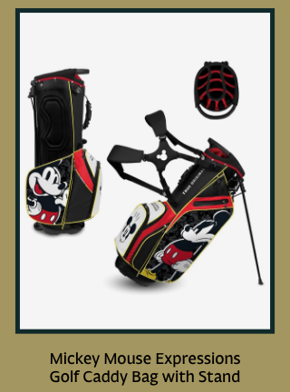 Mickey Mouse Expressions Golf Caddy Bag with Stand