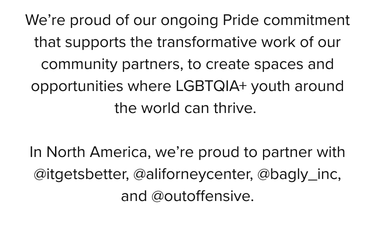 Our Partners in Pride