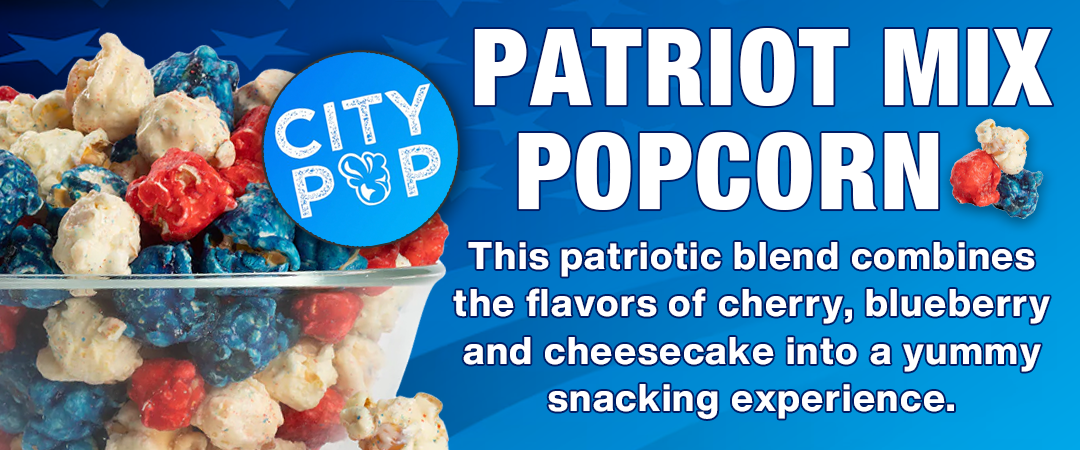 PATRIOTMIX-MINI - City Pop Patriot Mix Popcorn