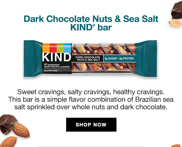 Dark Chocolate Nuts & Sea Salt KIND bar