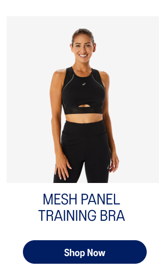 Mesh Panel Training Bra