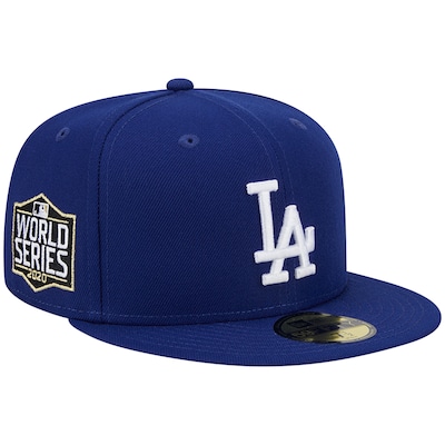 Men's New Era Royal Los Angeles Dodgers  2020 World Series Team Color 59FIFTY Fitted Hat