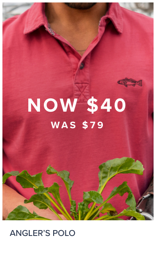 Now $40 Was $79 Angler's Polo