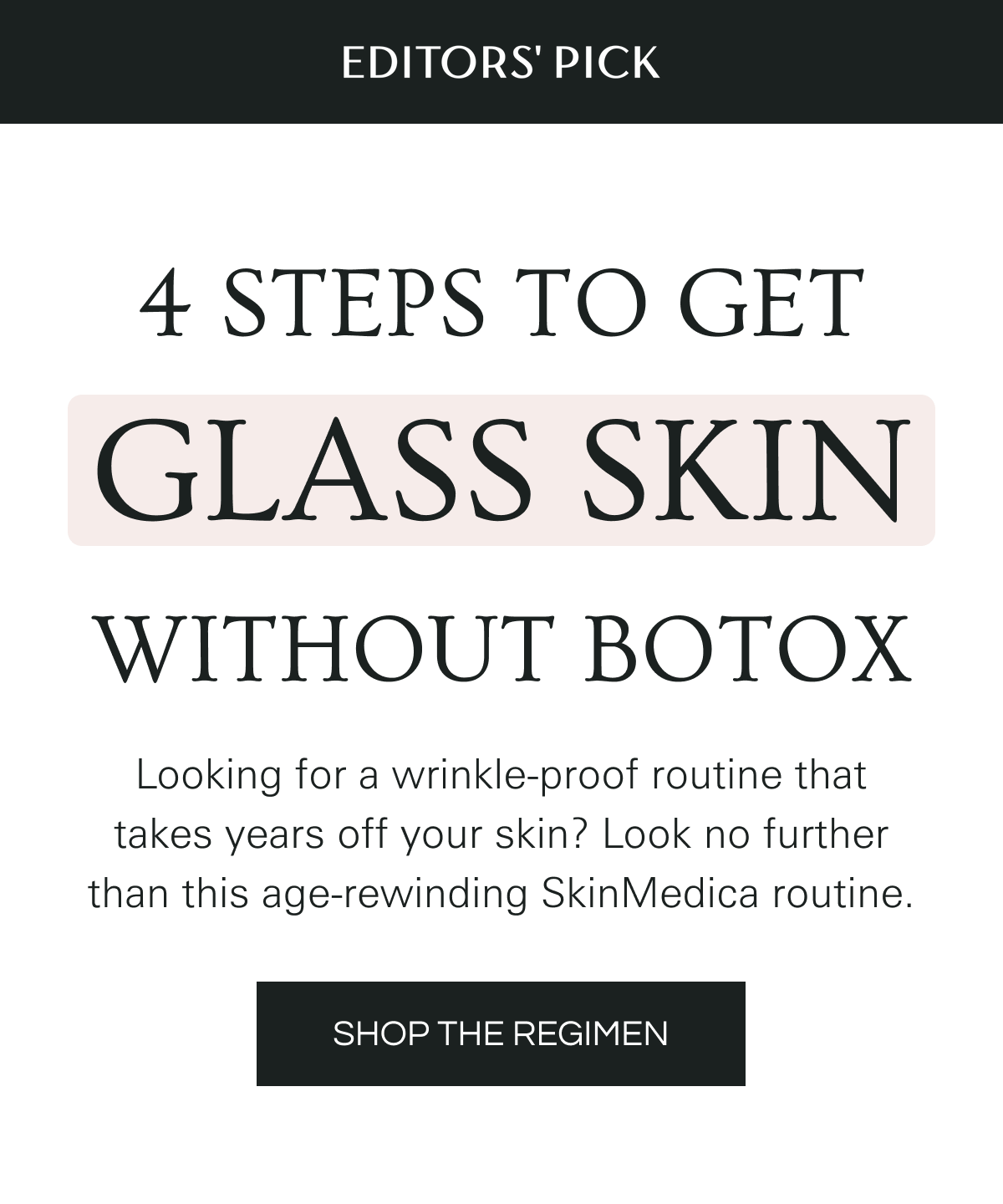 4 Steps to get glass skin without botox.