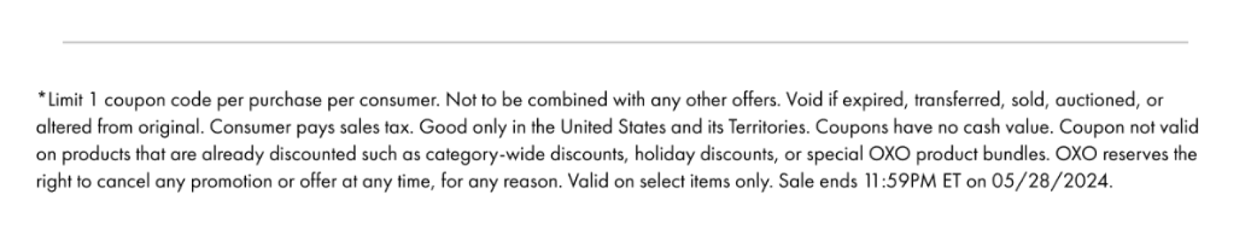 Memorial Day Flash Sale Terms and Conditions