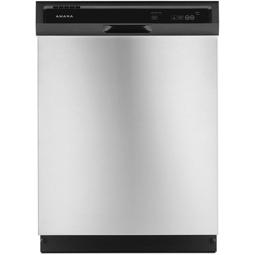 Amana 63 dBA Front Control Dishwasher in Stainless Steel with Triple Filter Wash System