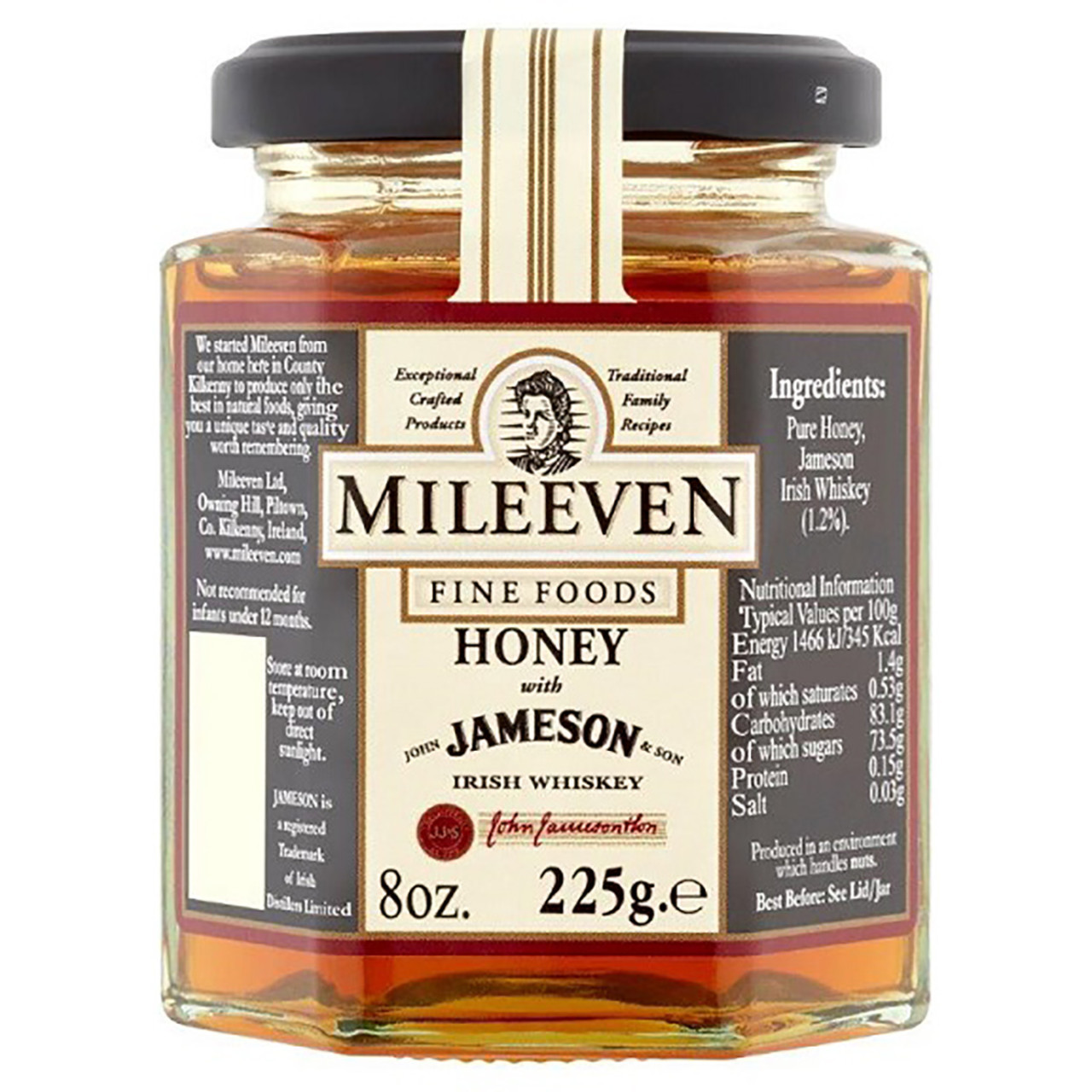 Image of Mileeven Jameson Irish Whiskey Honey - 8oz (225g)