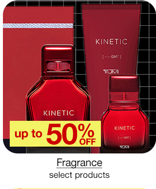 up to 50% off Fragrance, select products