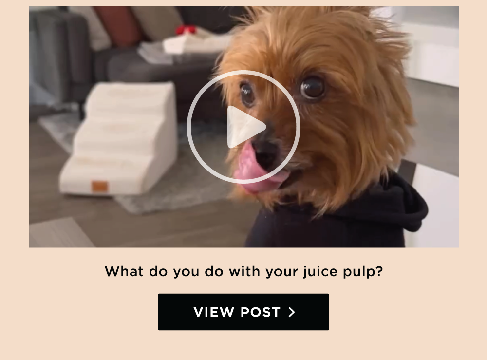 What do you do with your juice pulp? VIEW POST