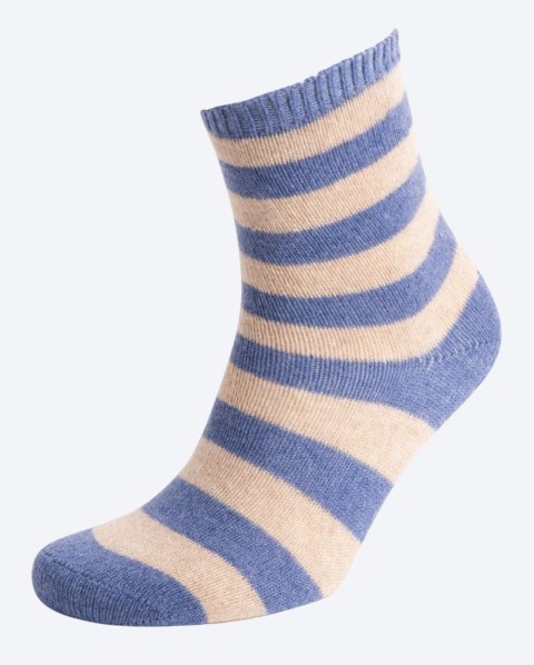 CASHMERE STRIPED SOCKS