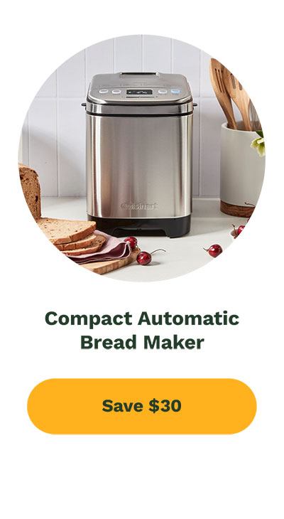 Compact Automatic Bread Maker - Save $30