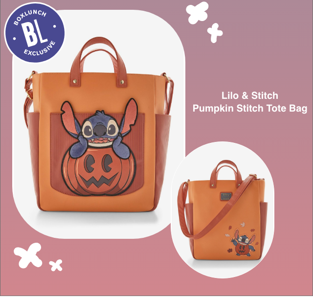 Lilo and Stitch Pumpkin Stitch Tote Bag