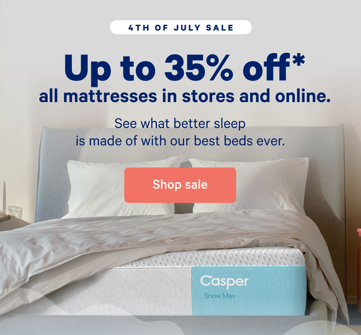 30% off all mattresses. >> Feeling the heat? Get the ultimate cooling and support for your most refreshing rest ever. >> Shop sale >>