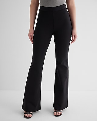 columnist super high waisted body contour knit flare pant