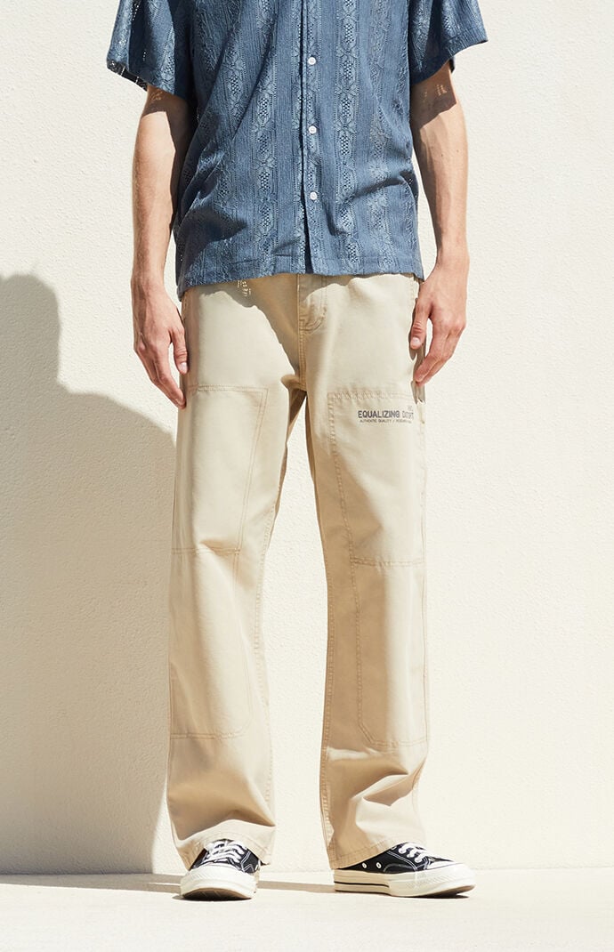 Image: Khaki Baggy Carpenter Jeans