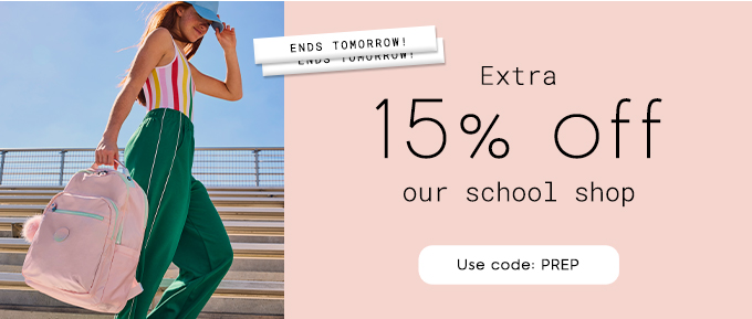 EXTRA 15% OFF